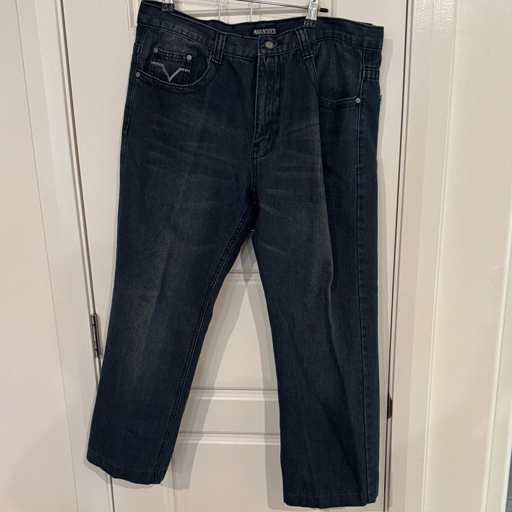 Men's Relaxed Fit Dark Indigo Jeans